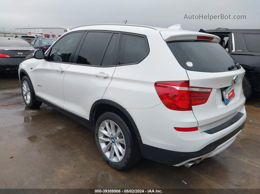 2016 Bmw X3 Xdrive28i White vin: 5UXWX9C51G0D89826