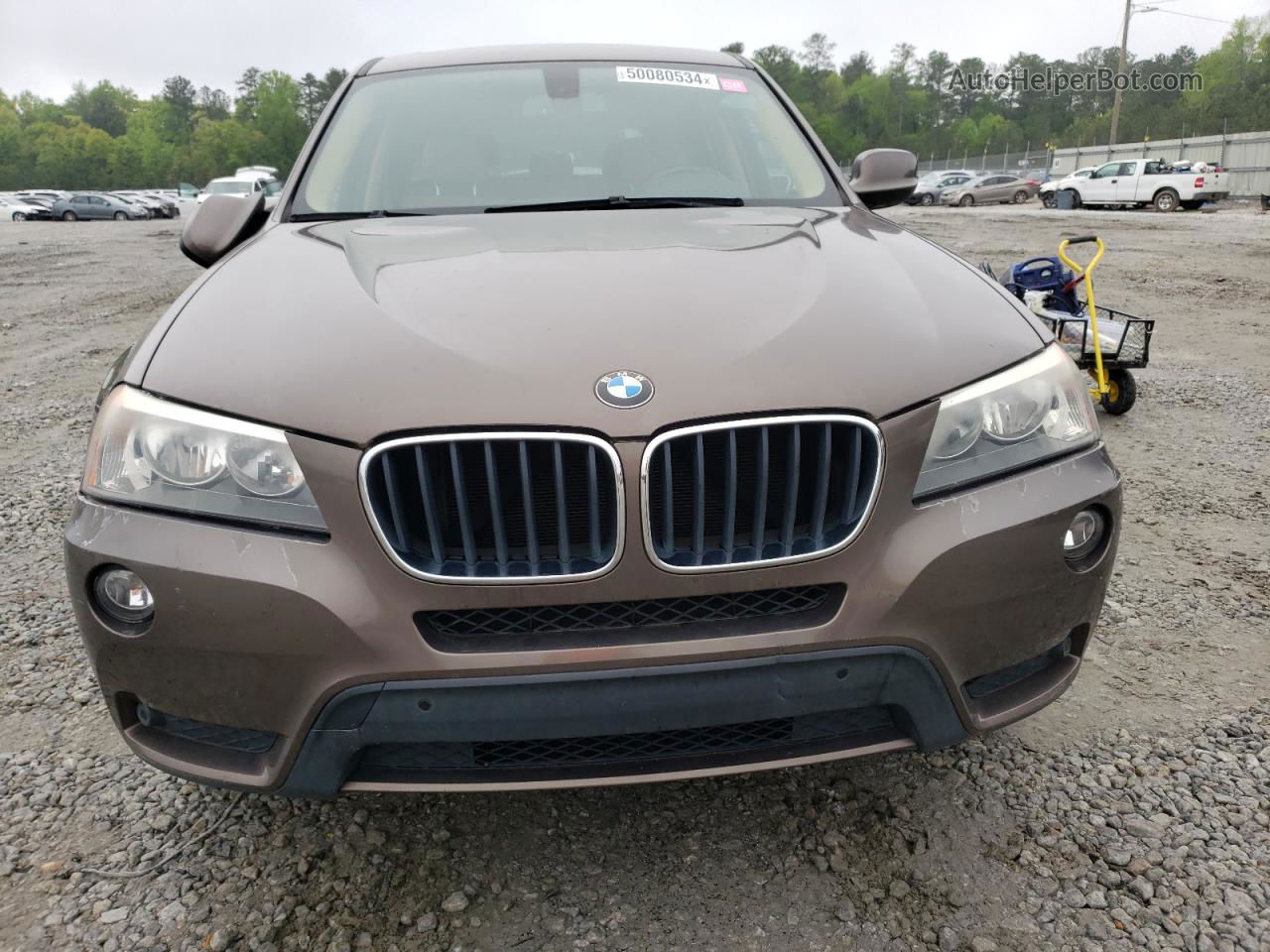 2013 Bmw X3 Xdrive28i Коричневый vin: 5UXWX9C52D0A12367