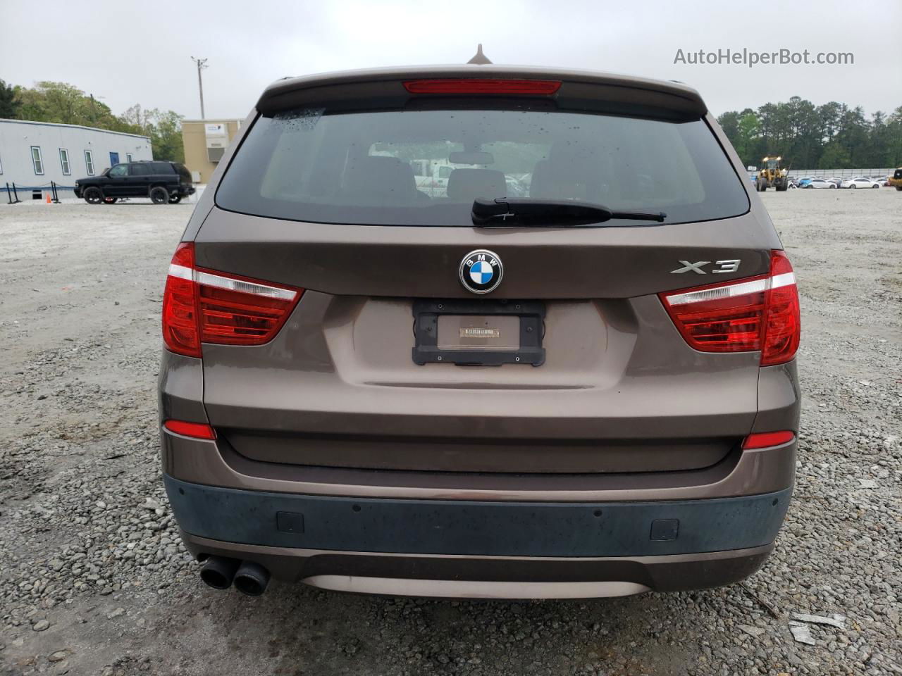 2013 Bmw X3 Xdrive28i Коричневый vin: 5UXWX9C52D0A12367