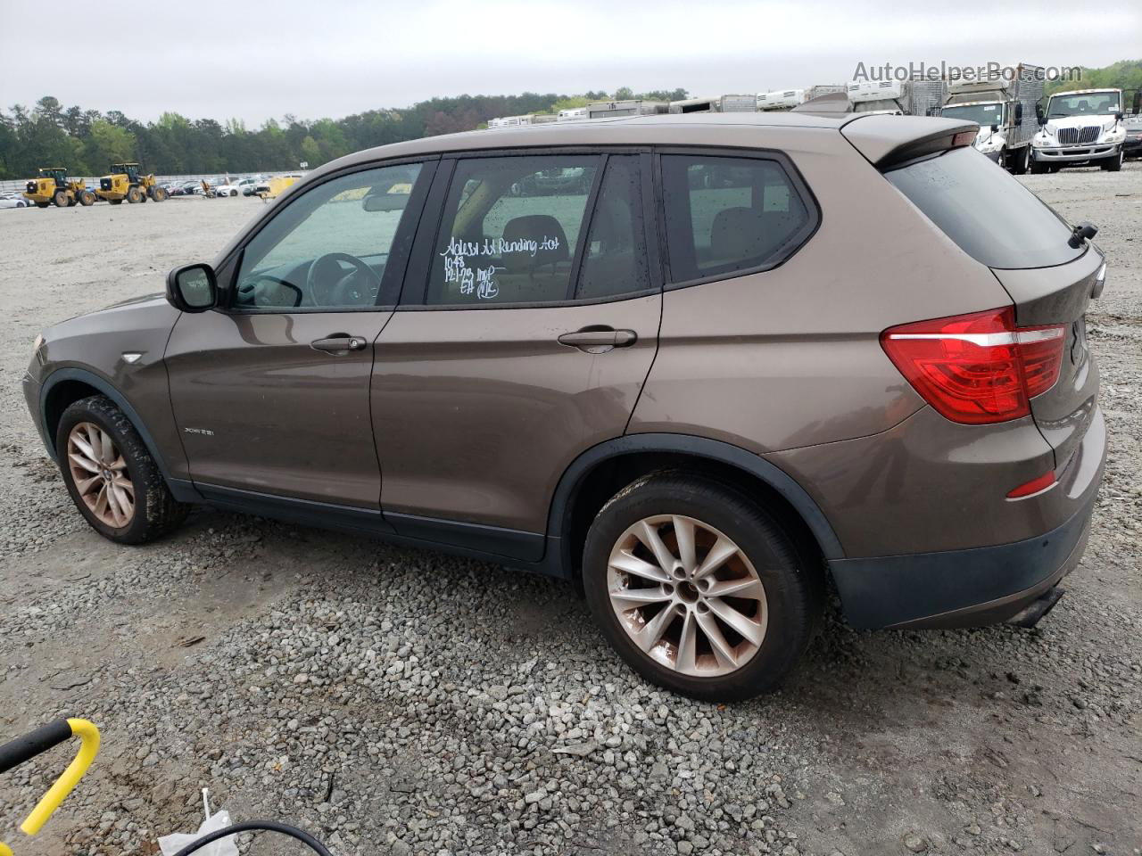 2013 Bmw X3 Xdrive28i Коричневый vin: 5UXWX9C52D0A12367