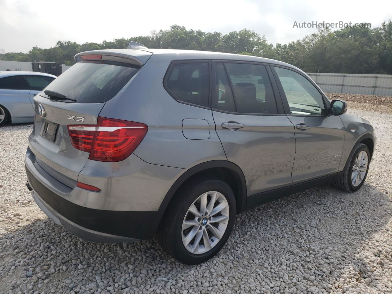 2013 Bmw X3 Xdrive28i Gray vin: 5UXWX9C52D0A13017