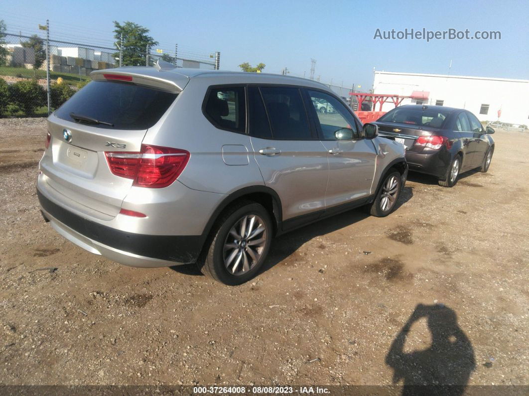 2013 Bmw X3 Xdrive28i Gray vin: 5UXWX9C52D0A21084