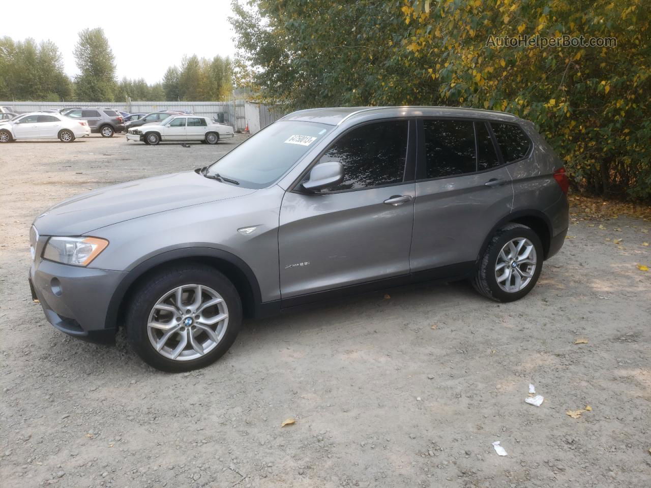 2013 Bmw X3 Xdrive28i Gray vin: 5UXWX9C52D0A31288