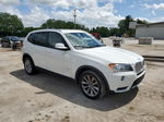 2013 Bmw X3 Xdrive28i White vin: 5UXWX9C52D0D04570