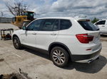 2013 Bmw X3 Xdrive28i White vin: 5UXWX9C52D0D04570