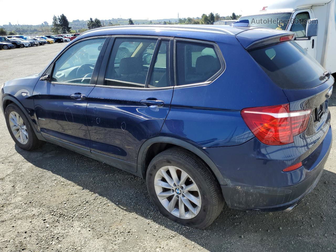 2013 Bmw X3 Xdrive28i Синий vin: 5UXWX9C52D0D04813