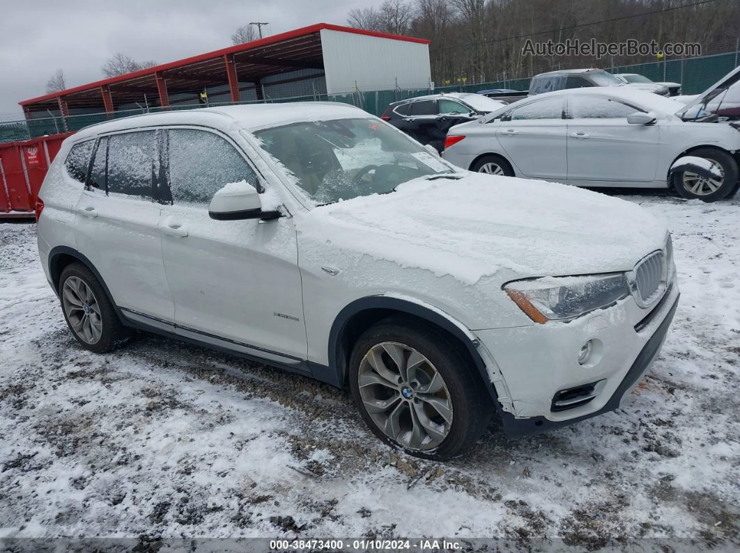 2016 Bmw X3 Xdrive28i White vin: 5UXWX9C52G0D73912