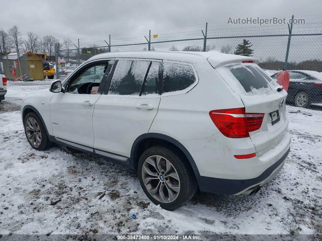 2016 Bmw X3 Xdrive28i White vin: 5UXWX9C52G0D73912