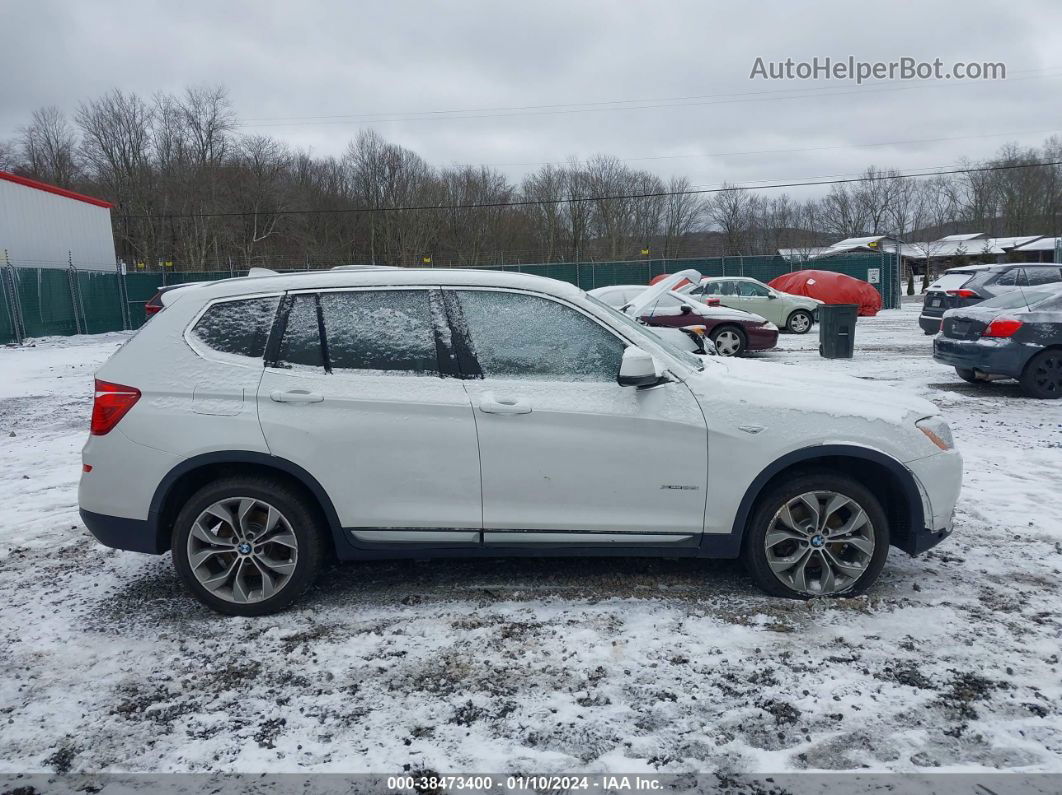 2016 Bmw X3 Xdrive28i White vin: 5UXWX9C52G0D73912