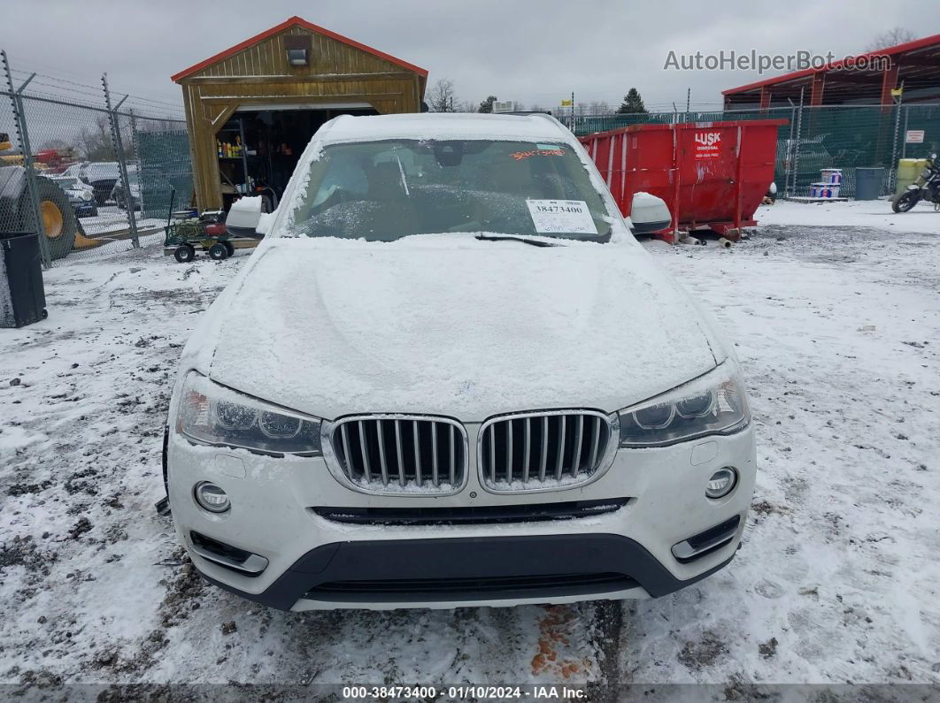 2016 Bmw X3 Xdrive28i White vin: 5UXWX9C52G0D73912