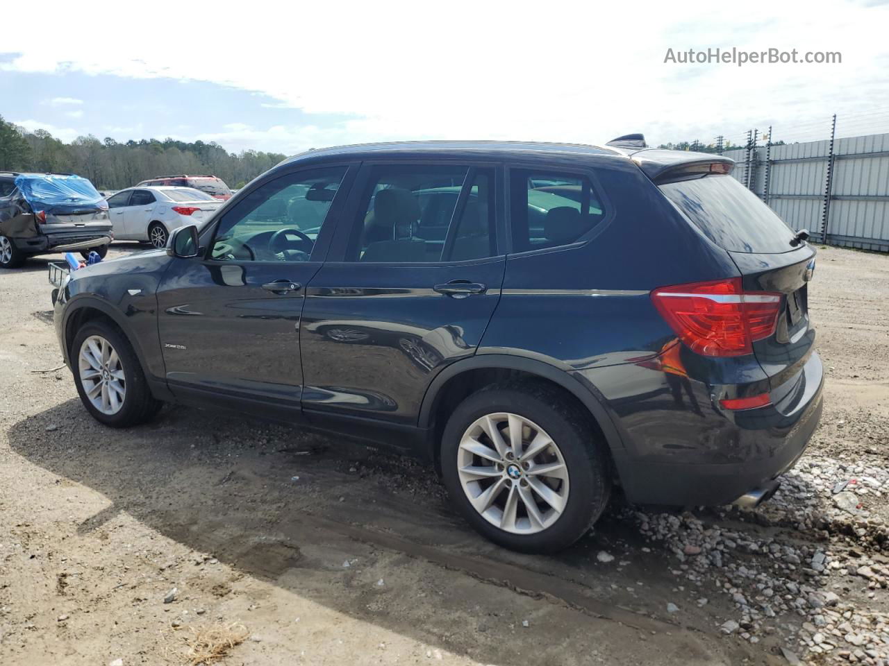 2016 Bmw X3 Xdrive28i Black vin: 5UXWX9C52G0D75157