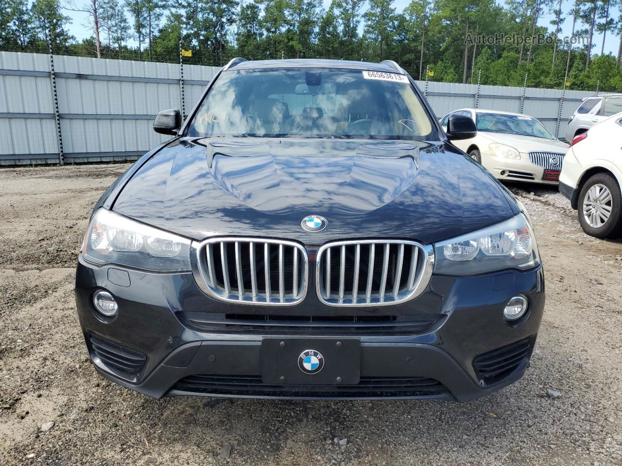 2016 Bmw X3 Xdrive28i Black vin: 5UXWX9C52G0D75157