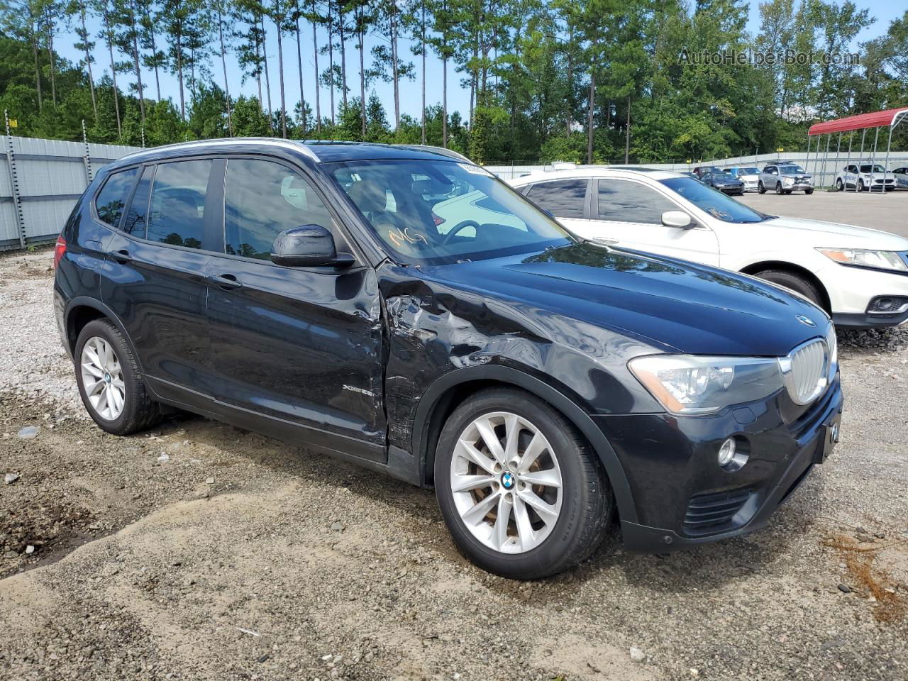 2016 Bmw X3 Xdrive28i Black vin: 5UXWX9C52G0D75157