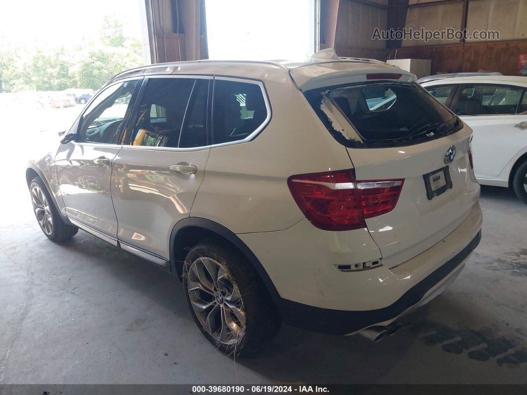 2016 Bmw X3 Xdrive28i White vin: 5UXWX9C52G0D77944