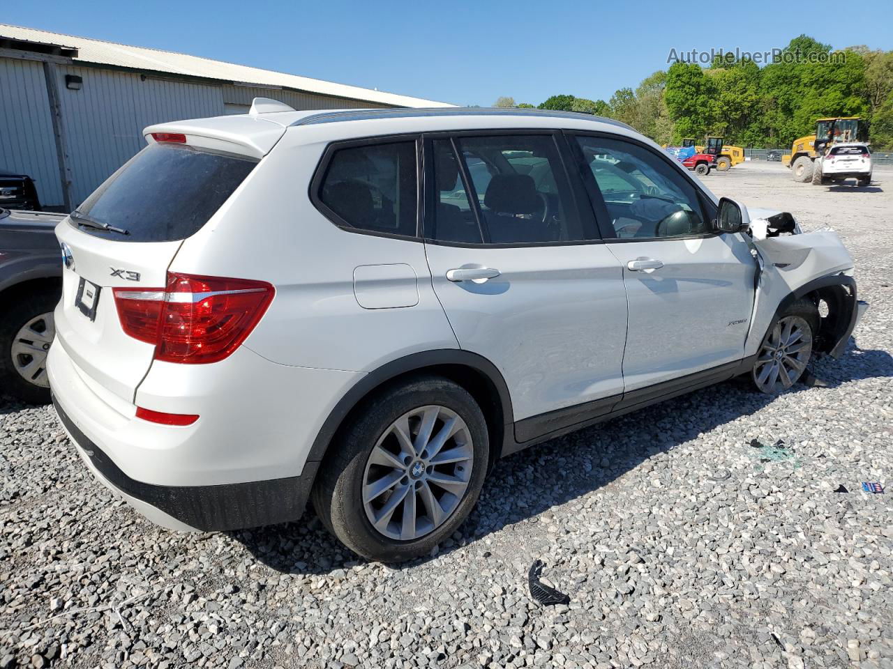 2016 Bmw X3 Xdrive28i White vin: 5UXWX9C52G0D83050