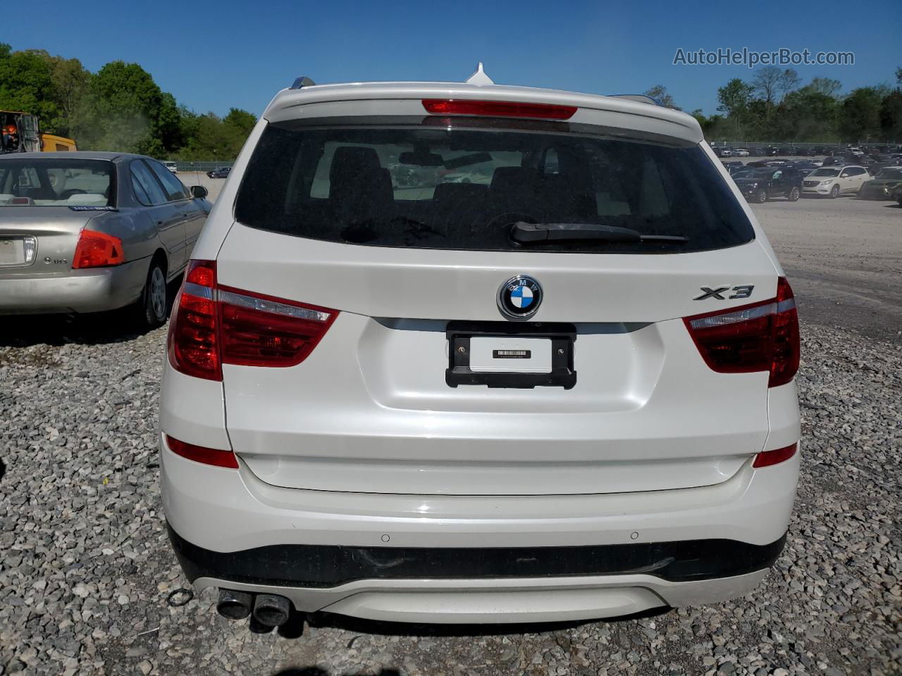 2016 Bmw X3 Xdrive28i White vin: 5UXWX9C52G0D83050