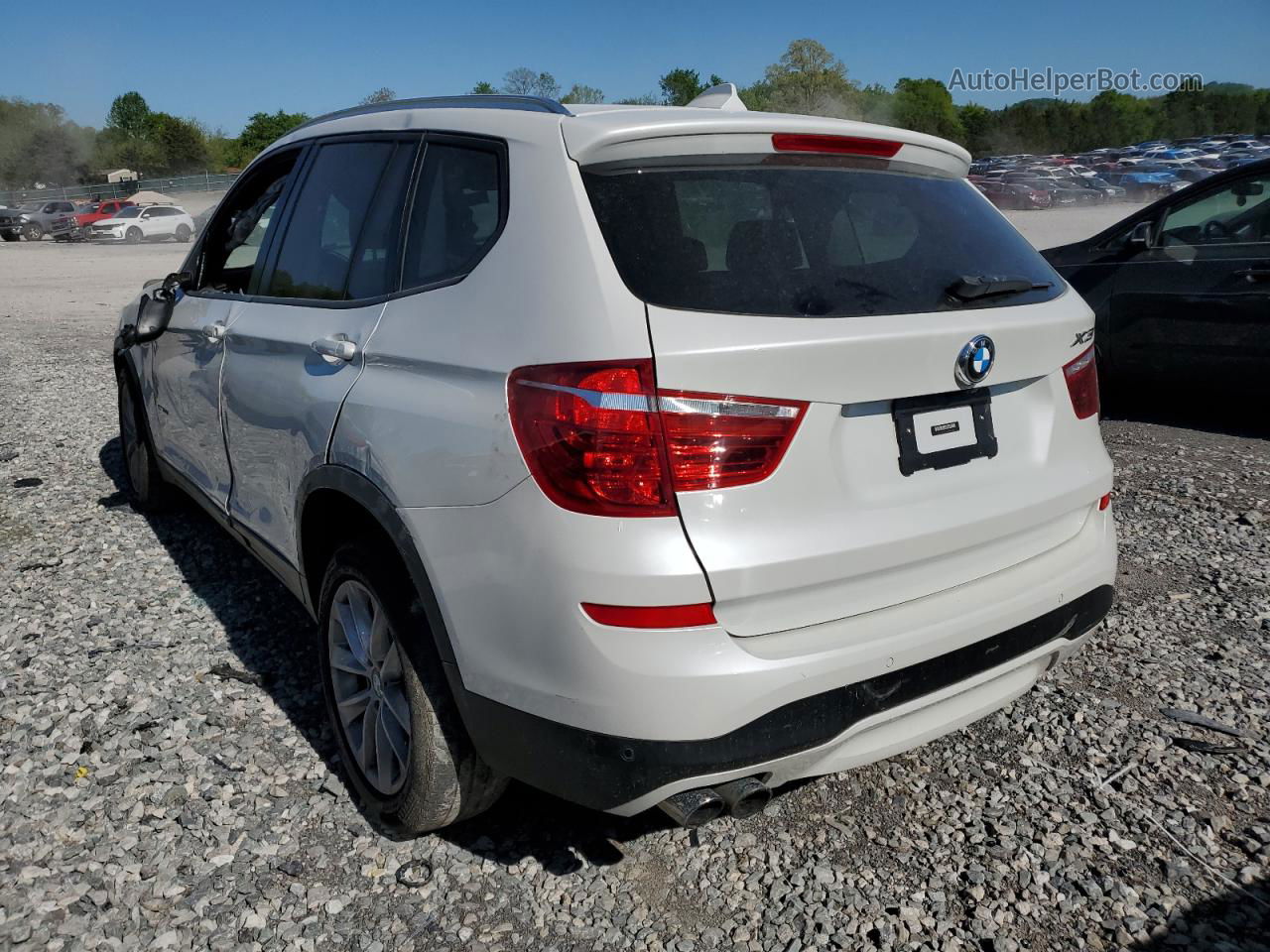 2016 Bmw X3 Xdrive28i Белый vin: 5UXWX9C52G0D83050