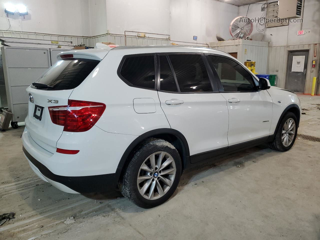 2016 Bmw X3 Xdrive28i White vin: 5UXWX9C52G0D87745