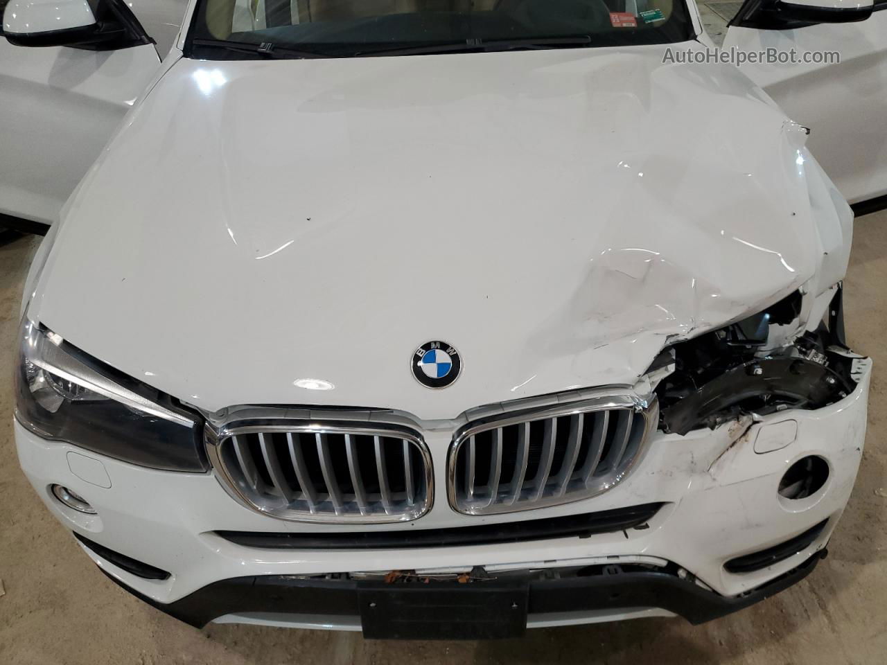 2016 Bmw X3 Xdrive28i White vin: 5UXWX9C52G0D87745