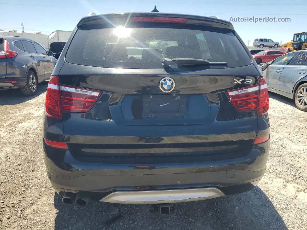 2016 Bmw X3 Xdrive28i Black vin: 5UXWX9C52G0D88684