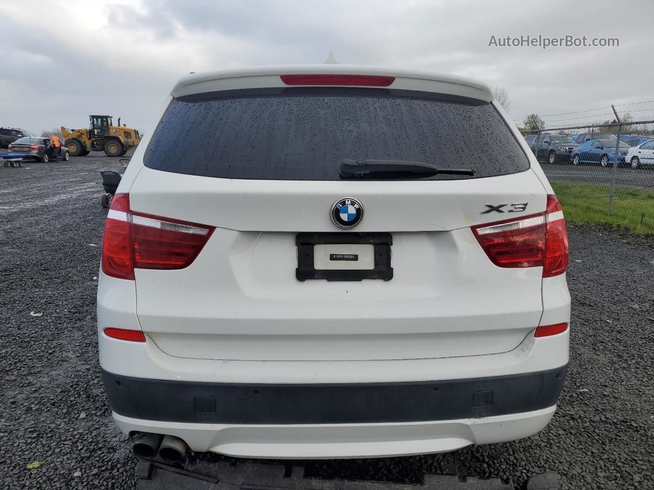 2013 Bmw X3 Xdrive28i White vin: 5UXWX9C53D0A12071