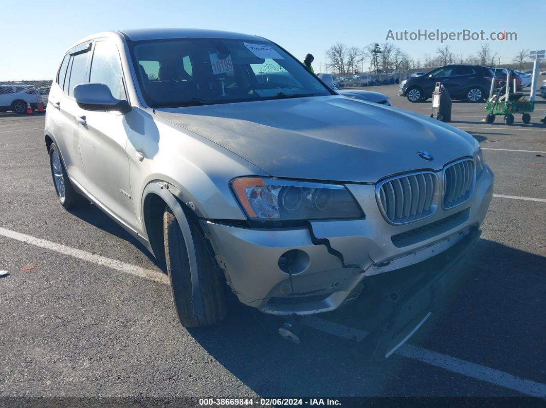 2013 Bmw X3 Xdrive28i Gray vin: 5UXWX9C53D0A15388