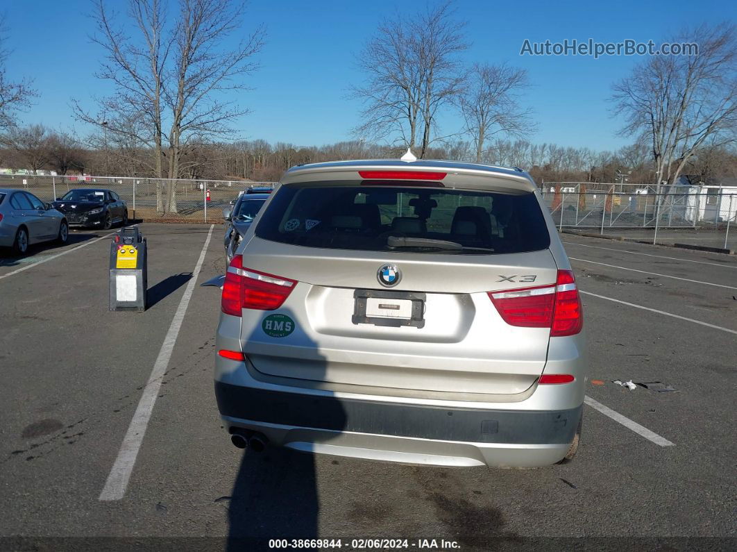 2013 Bmw X3 Xdrive28i Gray vin: 5UXWX9C53D0A15388