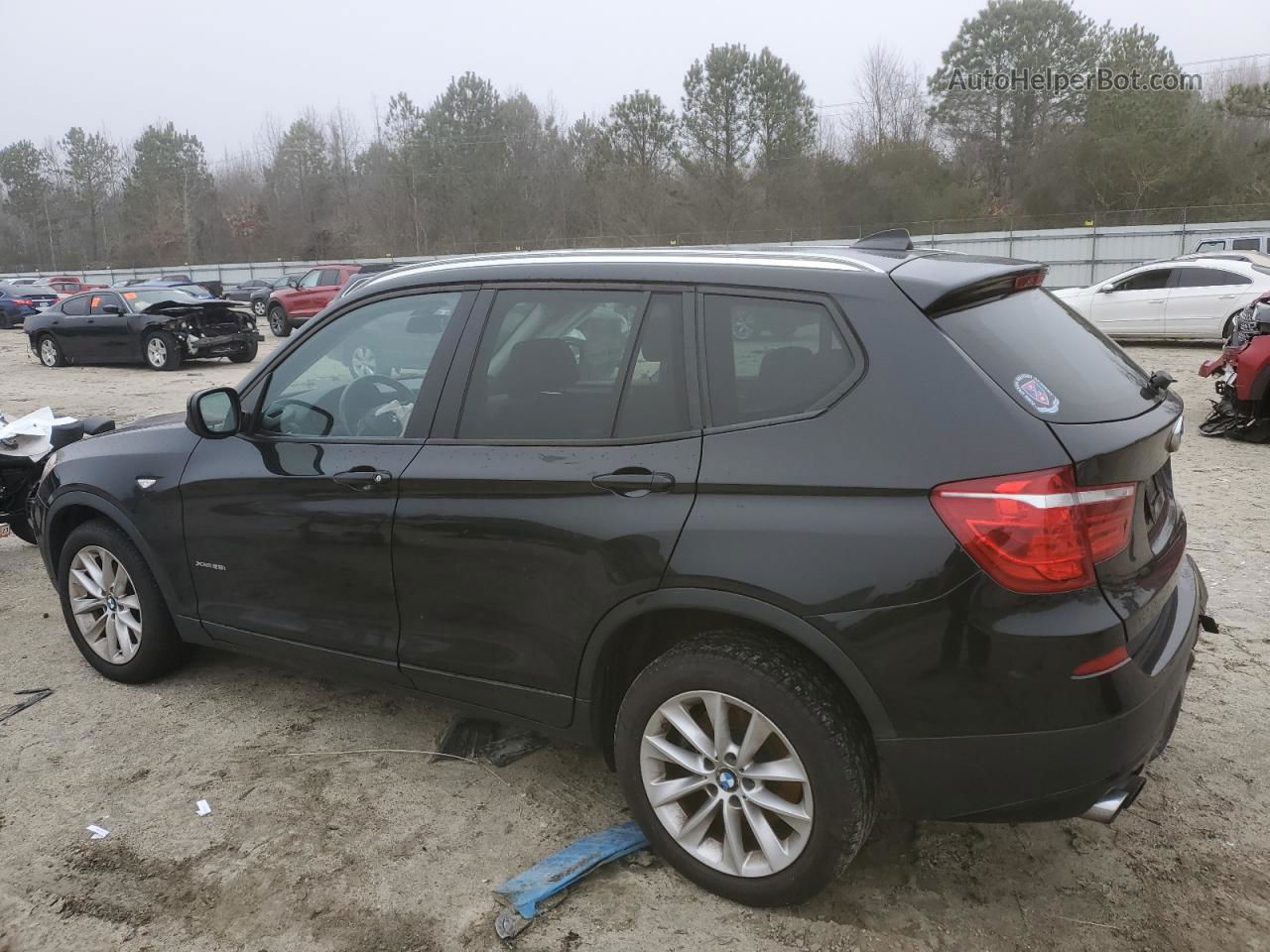 2013 Bmw X3 Xdrive28i Black vin: 5UXWX9C53D0A18887