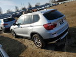 2013 Bmw X3 Xdrive28i Silver vin: 5UXWX9C53D0A21174