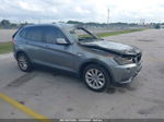 2013 Bmw X3 Xdrive28i Gray vin: 5UXWX9C53D0A27864