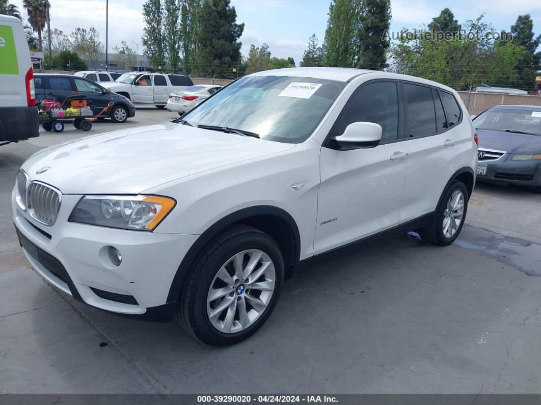 2013 Bmw X3 Xdrive28i White vin: 5UXWX9C53D0A29744