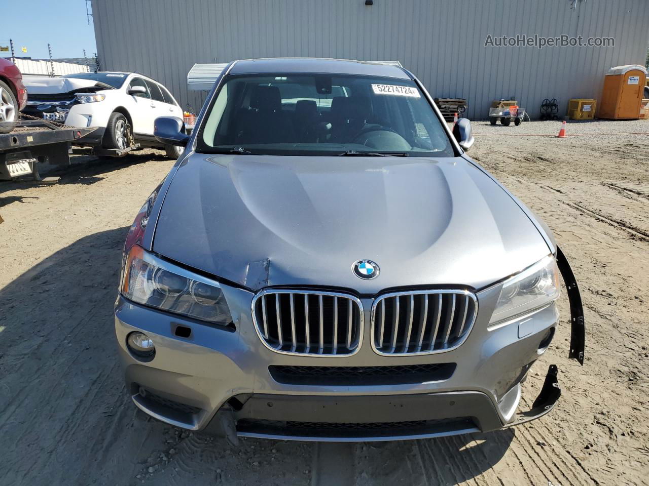 2013 Bmw X3 Xdrive28i Gray vin: 5UXWX9C53D0D05758