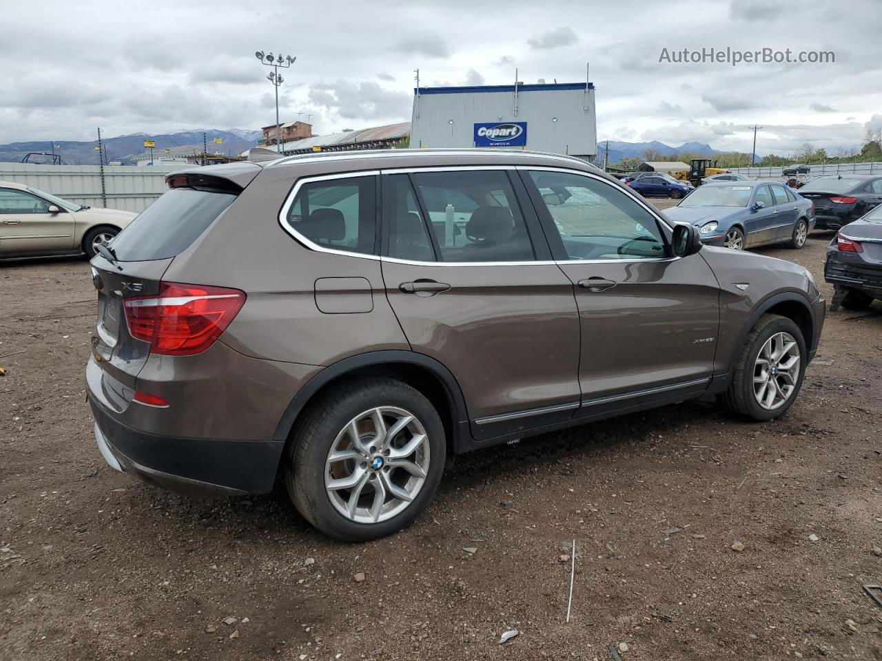 2013 Bmw X3 Xdrive28i Коричневый vin: 5UXWX9C53DL873990