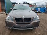 2013 Bmw X3 Xdrive28i Brown vin: 5UXWX9C53DL873990