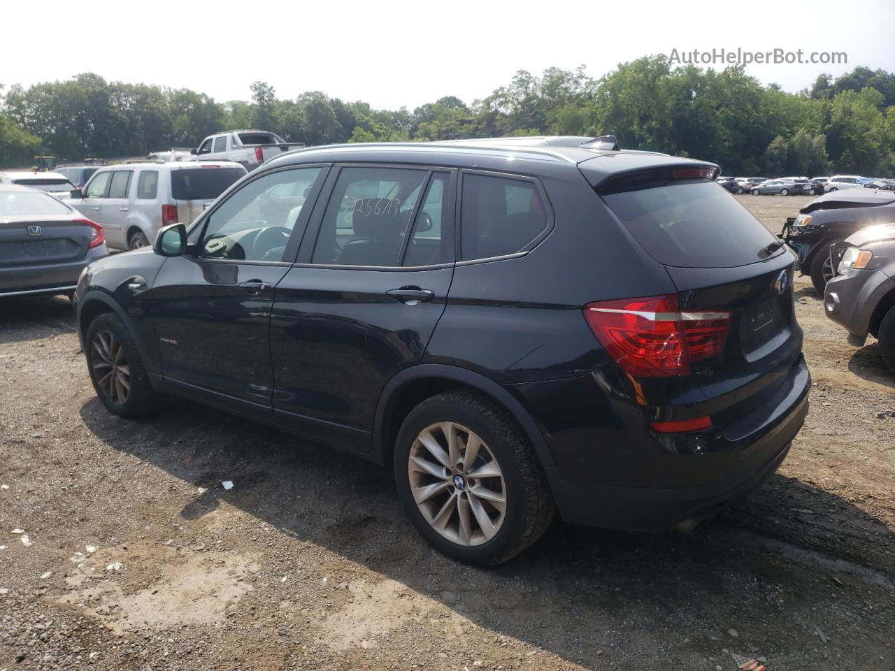 2016 Bmw X3 Xdrive28i Black vin: 5UXWX9C53G0D67018