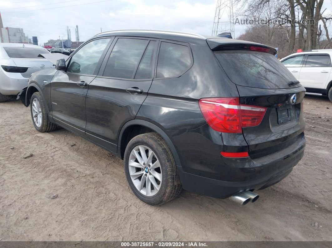 2016 Bmw X3 Xdrive28i Black vin: 5UXWX9C53G0D75720