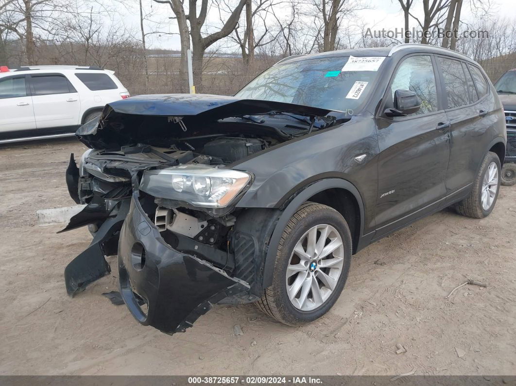 2016 Bmw X3 Xdrive28i Black vin: 5UXWX9C53G0D75720