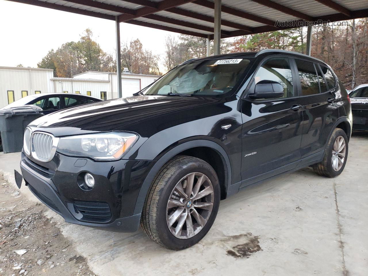 2016 Bmw X3 Xdrive28i Black vin: 5UXWX9C53G0D76415