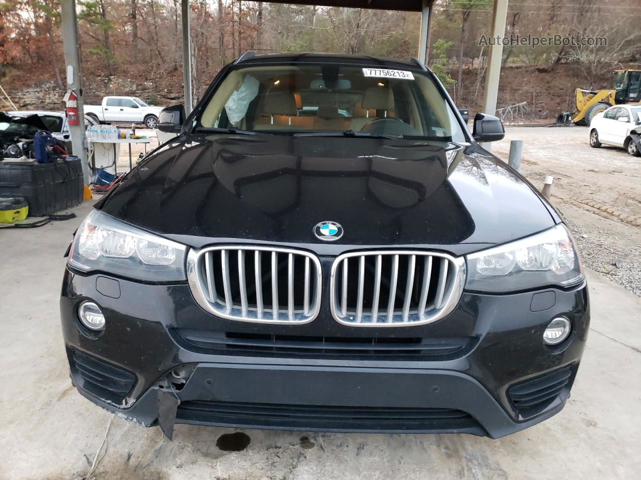 2016 Bmw X3 Xdrive28i Black vin: 5UXWX9C53G0D76415