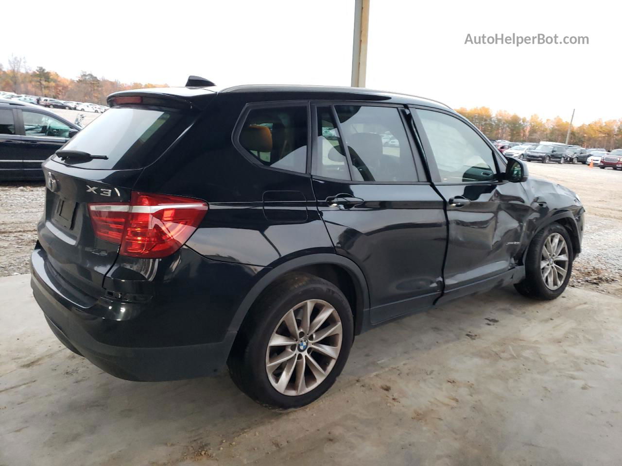 2016 Bmw X3 Xdrive28i Black vin: 5UXWX9C53G0D76415