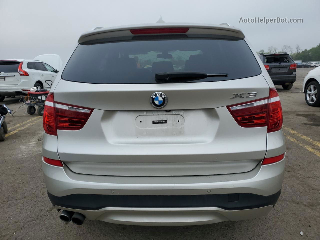 2016 Bmw X3 Xdrive28i Бежевый vin: 5UXWX9C53G0D80335