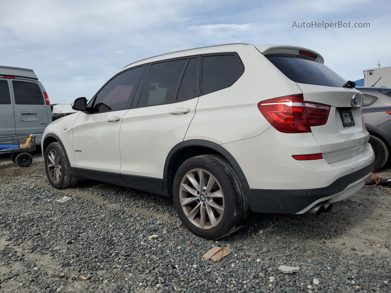 2016 Bmw X3 Xdrive28i White vin: 5UXWX9C53G0D83039