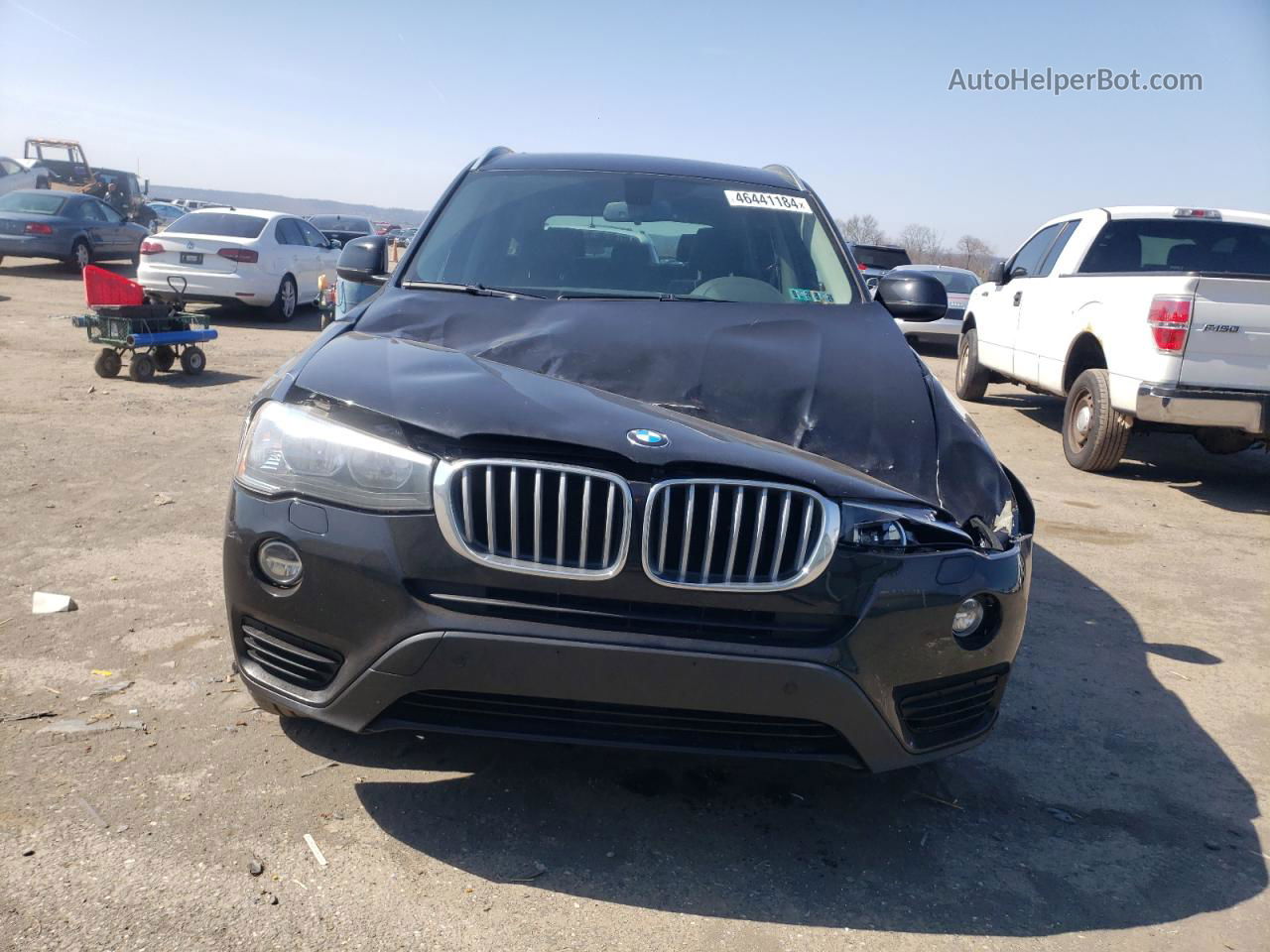 2016 Bmw X3 Xdrive28i Black vin: 5UXWX9C53G0D83137