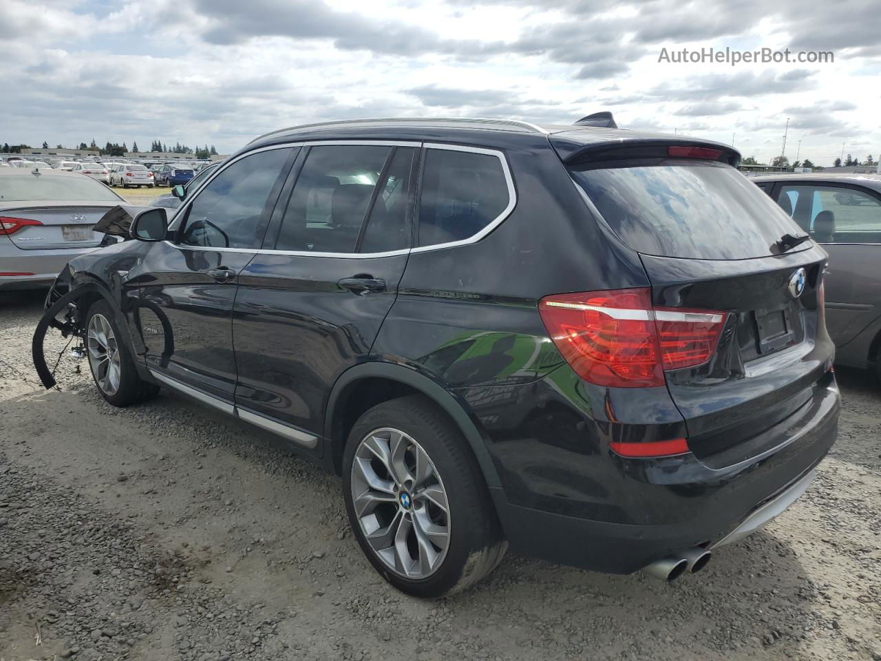 2016 Bmw X3 Xdrive28i Black vin: 5UXWX9C53G0D84319