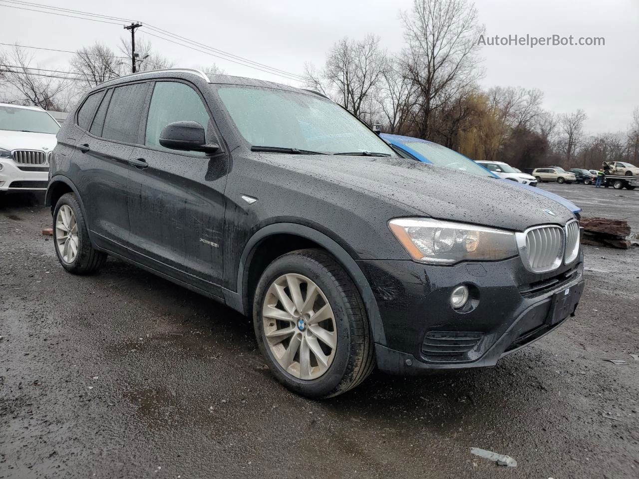 2016 Bmw X3 Xdrive28i Черный vin: 5UXWX9C53G0D86376