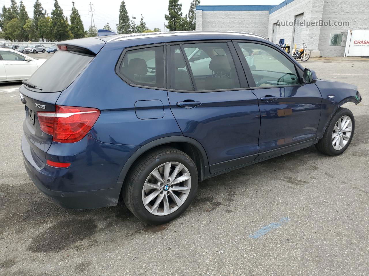 2016 Bmw X3 Xdrive28i Blue vin: 5UXWX9C53G0D86541