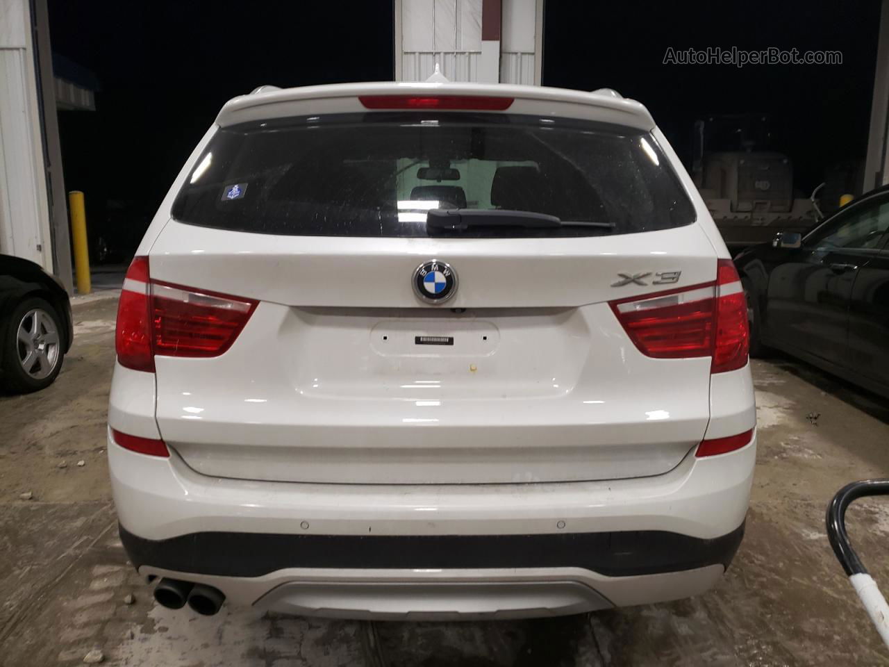 2016 Bmw X3 Xdrive28i White vin: 5UXWX9C53G0D93974