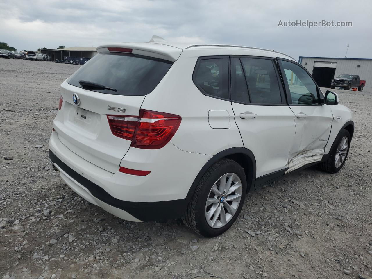 2016 Bmw X3 Xdrive28i White vin: 5UXWX9C53G0D94588