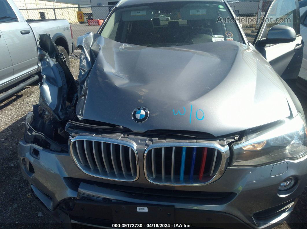 2016 Bmw X3 Xdrive28i Серый vin: 5UXWX9C53G0D95028