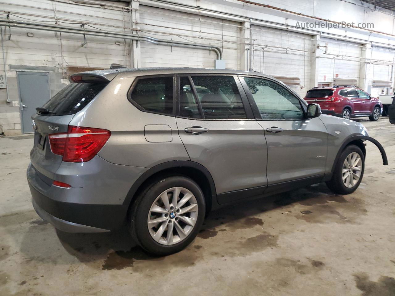 2013 Bmw X3 Xdrive28i Серый vin: 5UXWX9C54D0A11771